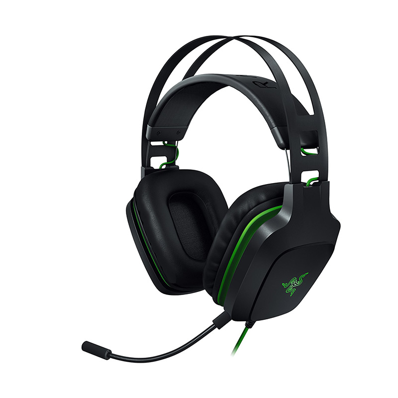 Razer Electra V2 USB: 7.1 Surround Sound - Auto Adjusting Headband - Detachable Boom Mic with In-Line Controls - Gaming Headset Works with PC & PS4